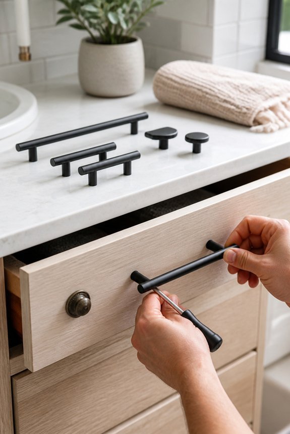 black hardware home upgrades