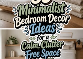 calm clutter free bedroom decor