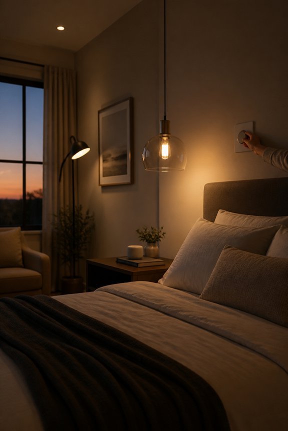 dimmable lighting enhances comfort