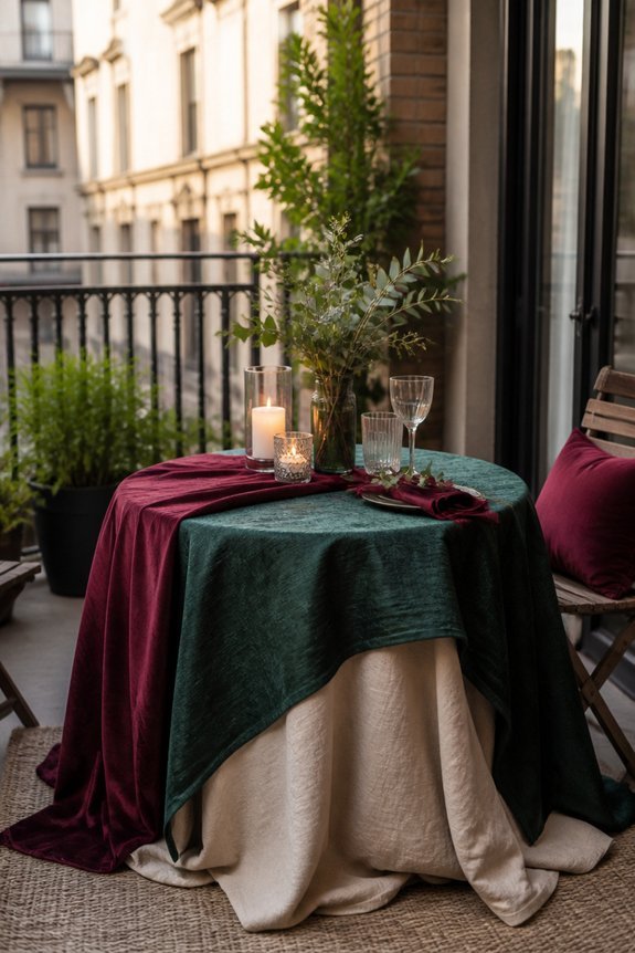 draped fabrics for outdoor gatherings