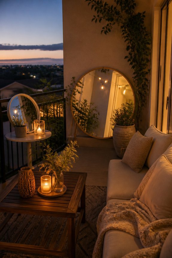 enhance light with mirrors