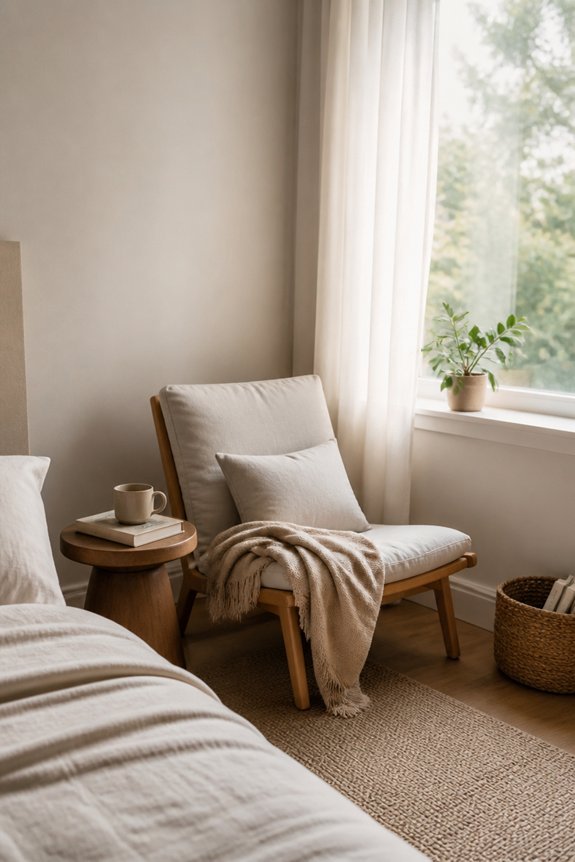 functional distraction free reading nook