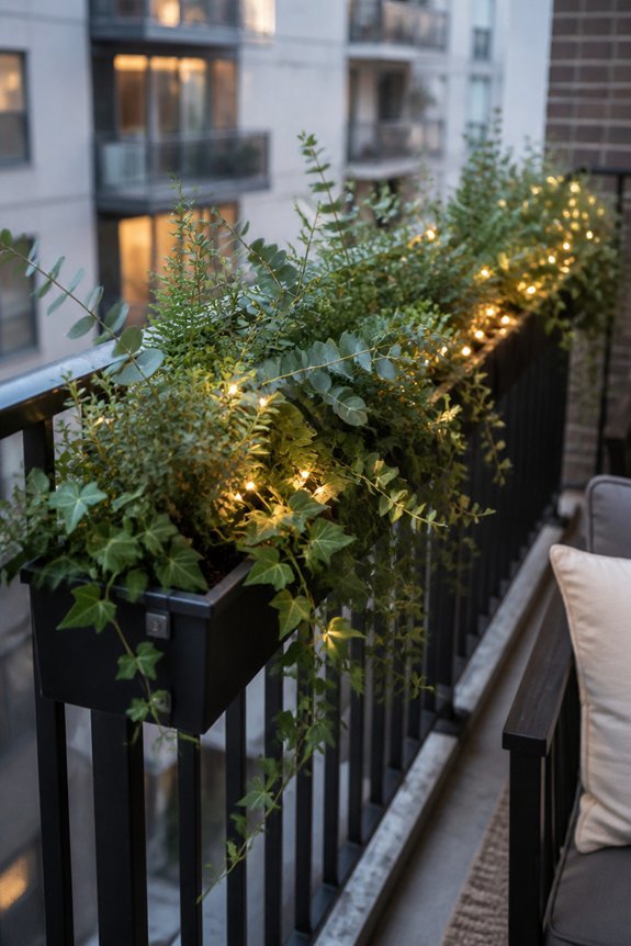 greenery and ambient lighting