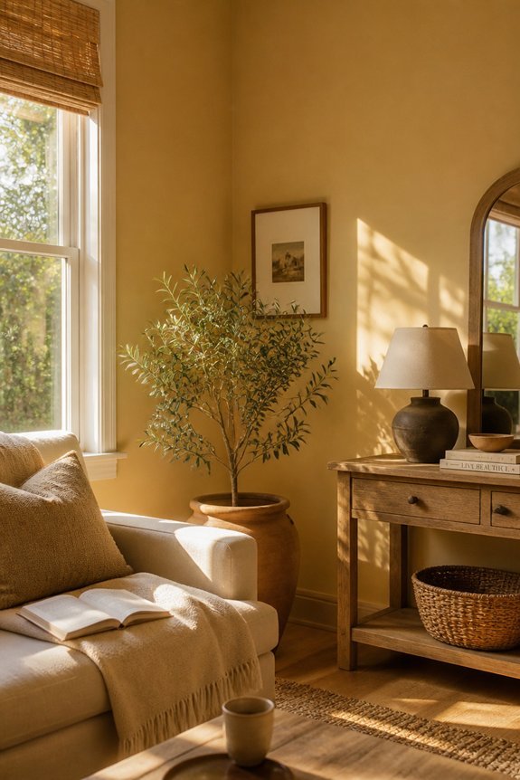 grounded warm earth tones