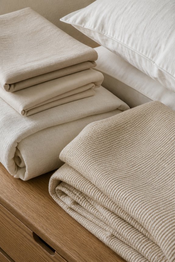 natural fabrics enhance minimalism