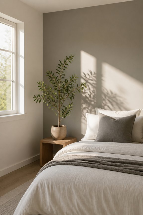 neutral minimalist bedroom aesthetic