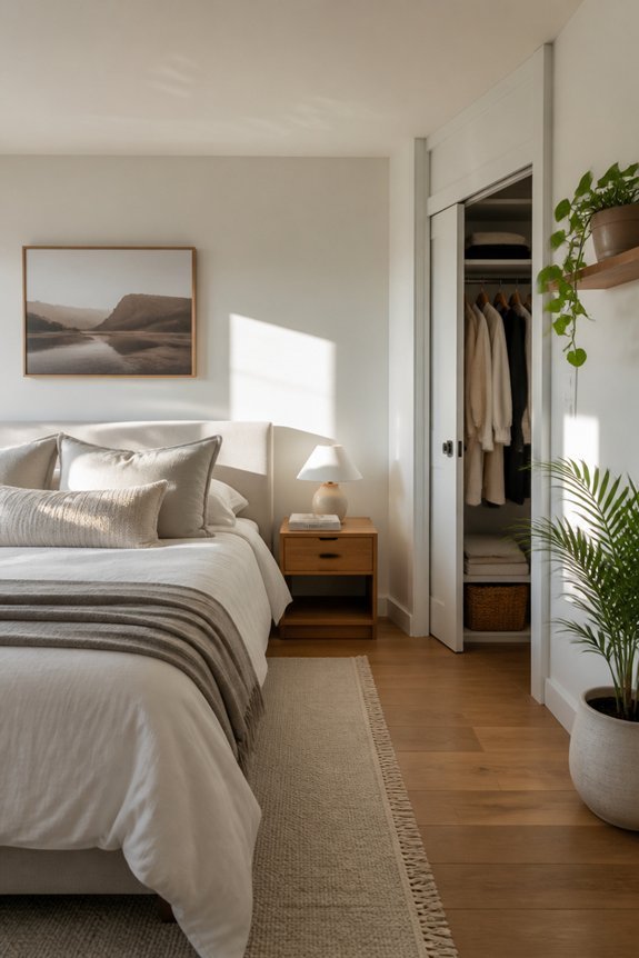regularly declutter for tranquility