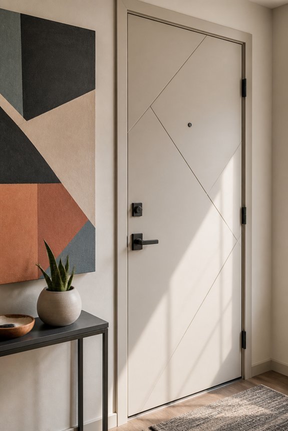 removable geometric wall designs