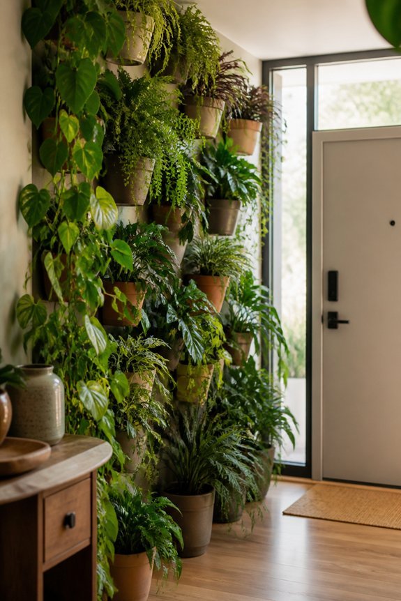 removable indoor plant displays