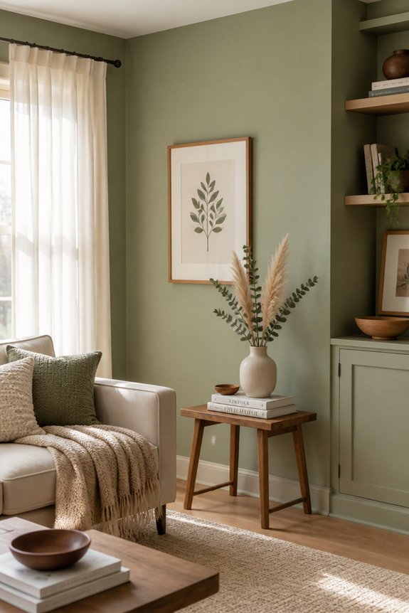 sage green for balanced living