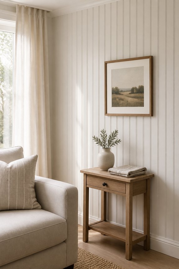 soft neutral beadboard elegance