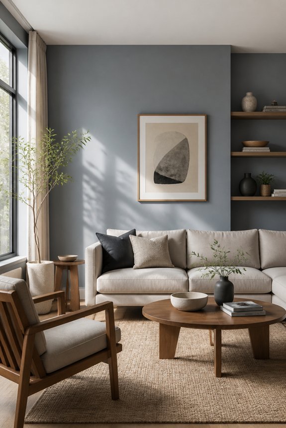 sophisticated muted blue gray elegance