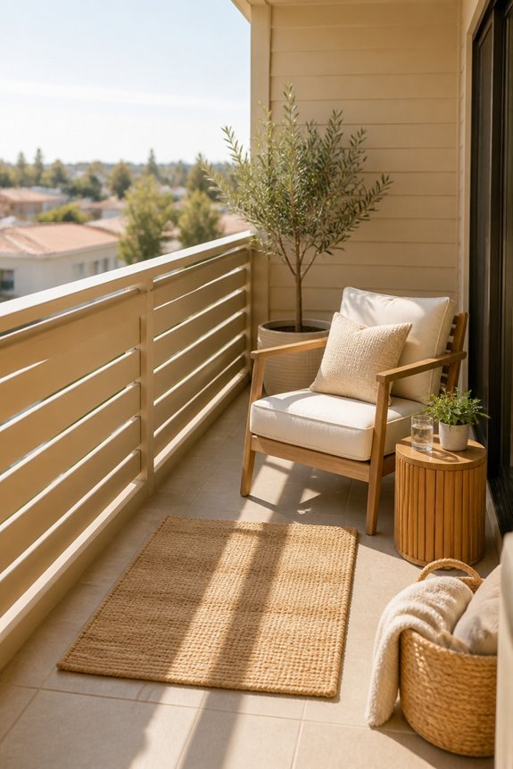 versatile neutral balcony design