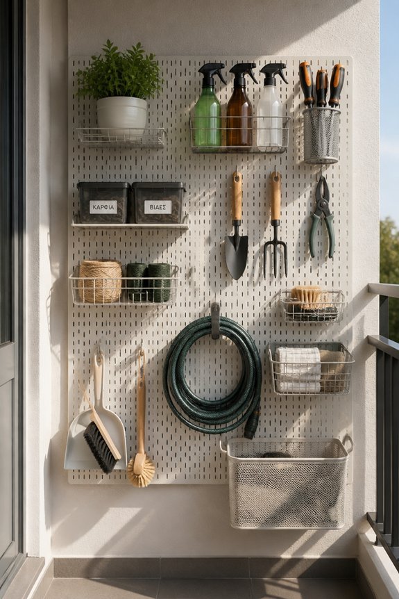 vertical tool storage solution