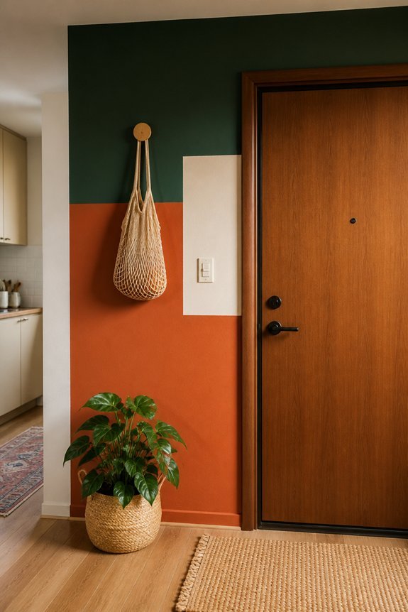 vibrant rental entryway makeovers