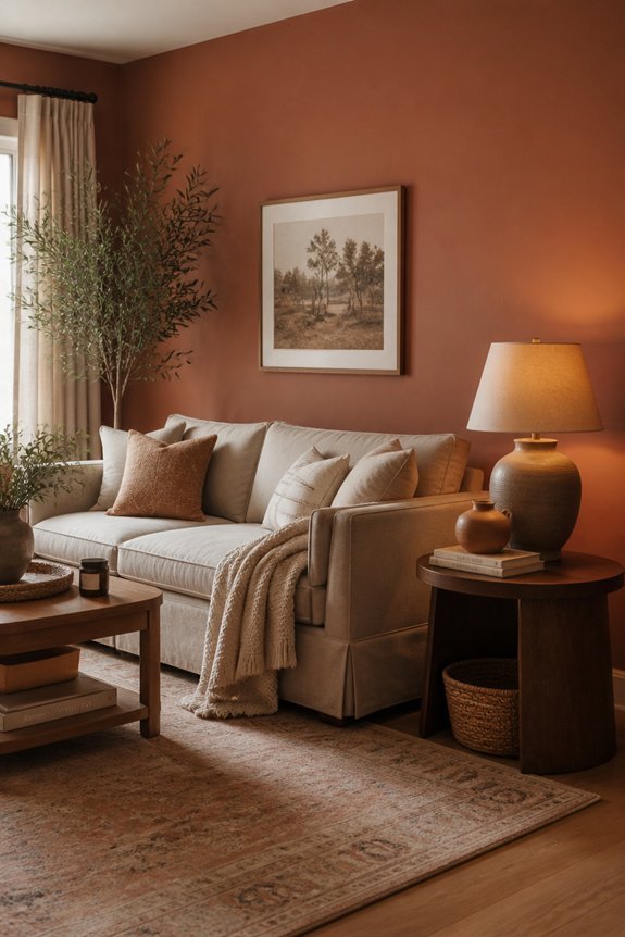 warm earthy interior elegance