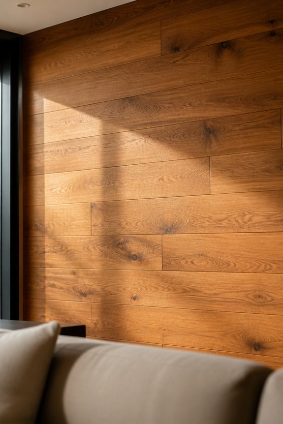 warm wood paneling options