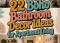 22 Boho Bathroom Decor Ideas for Apartment Living