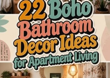 22 Boho Bathroom Decor Ideas for Apartment Living