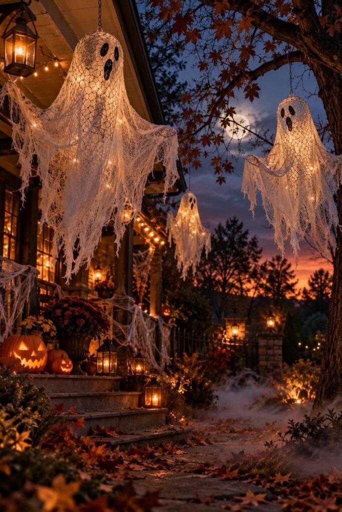Classic Floating Ghost Figures