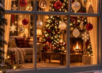 Decorate Windows for Christmas