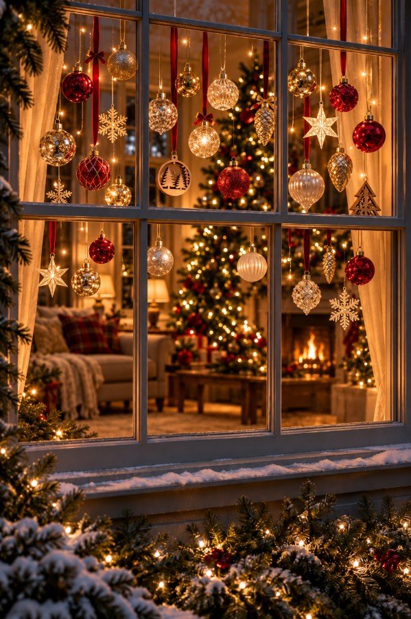 Decorate Windows for Christmas