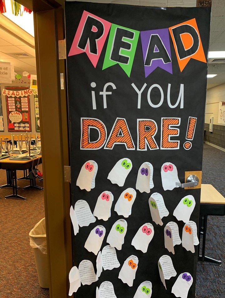 Ghost Book Report Door