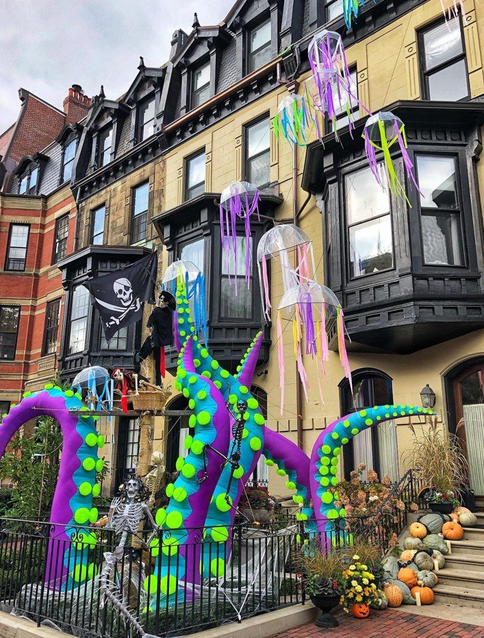 Giant Kraken Tentacles Attacking the Front Yard