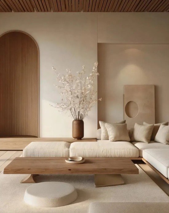 Layer Oak Through the Room