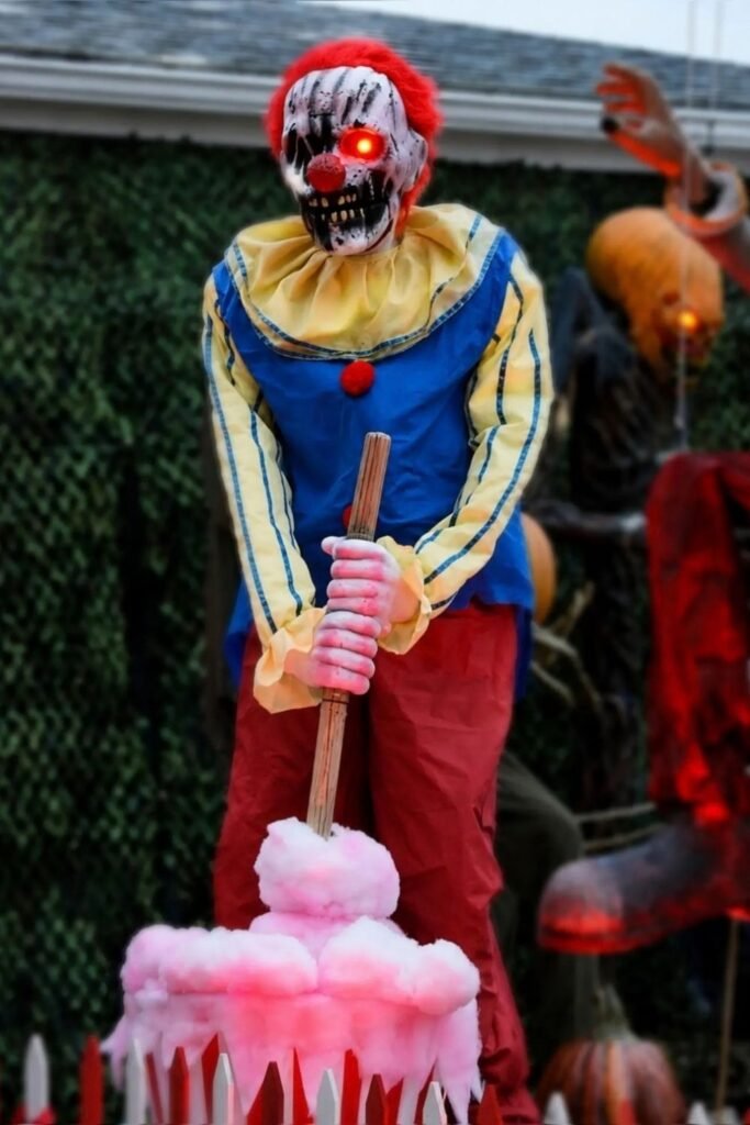 Make a Creepy Carnival Clown Display