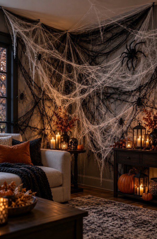 Oversized Web Canopies That Span Entire Corners