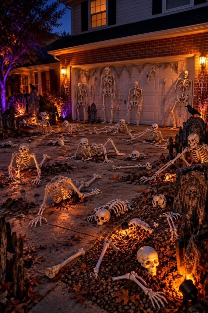 Skeletal Structures and Bone Yard Scenes