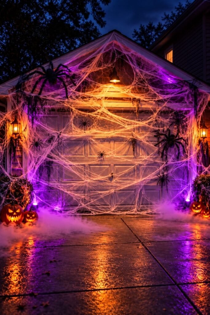 Spider Web Backdrops and Webbing