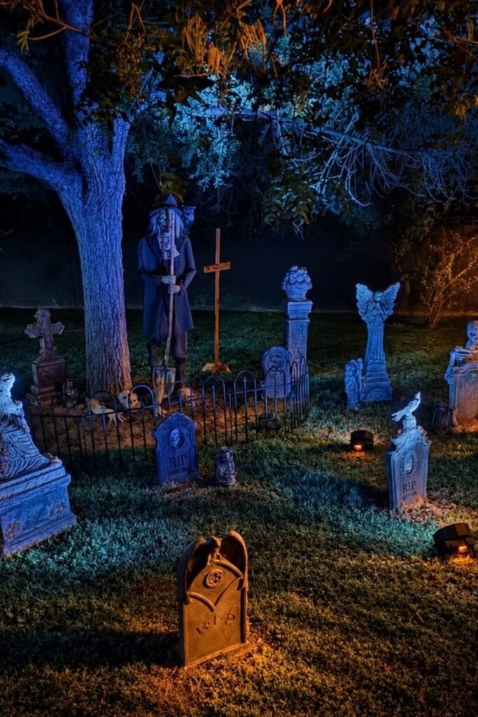 Tombstone and Cemetery Yard Setups