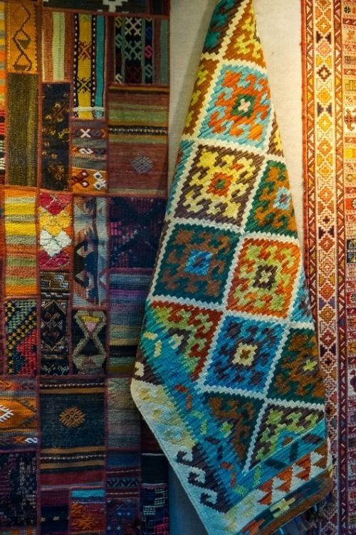 Vintage Rugs and Tapestries as Your Backdrop