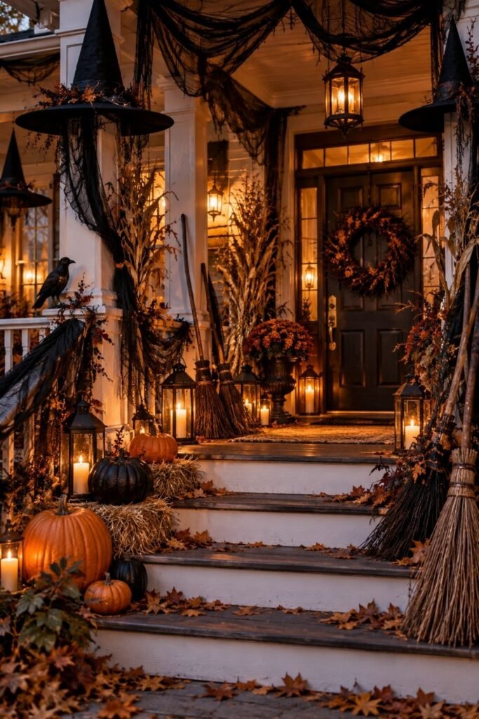 Witch Hat and Broomstick Arrangements