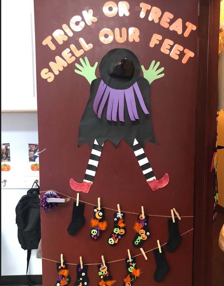 Witch and Sock Door