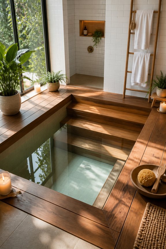 accessible elevated tub decks