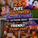 adorable outdoor halloween decor