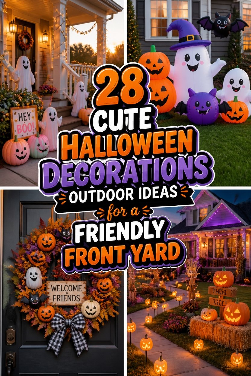 Cute Halloween Decorations Outdoor