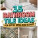 affordable bathroom tile designs