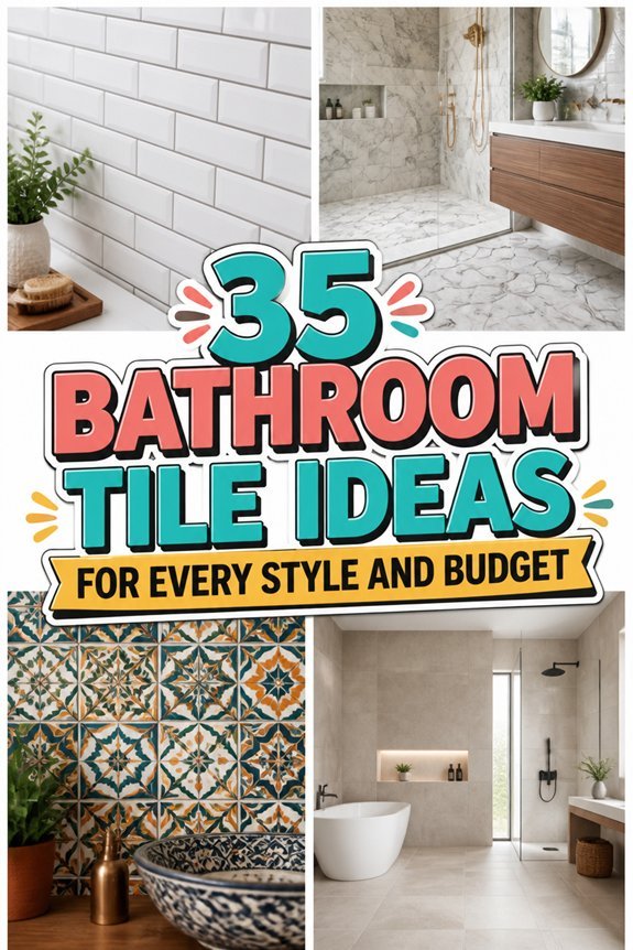 affordable bathroom tile designs