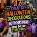affordable outdoor halloween decor