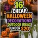 affordable outdoor halloween decor