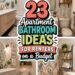 affordable renter bathroom solutions