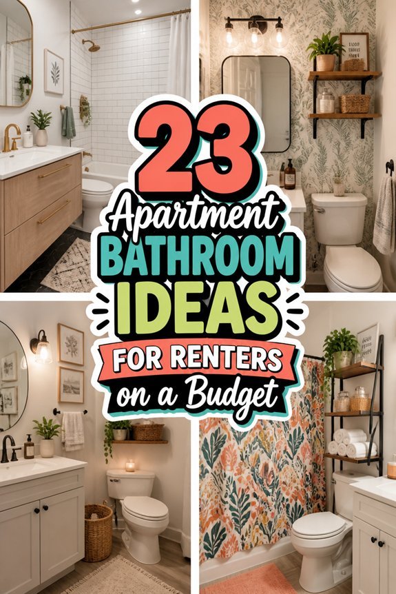affordable renter bathroom solutions