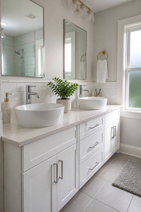 affordable stylish double vanities