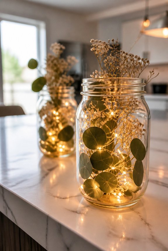 ambient jar lighting displays