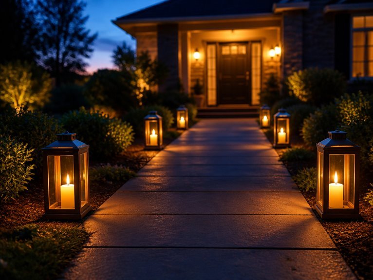 ambient lantern pathway markers