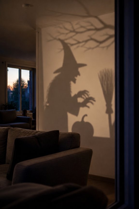 animated shadow projection decor